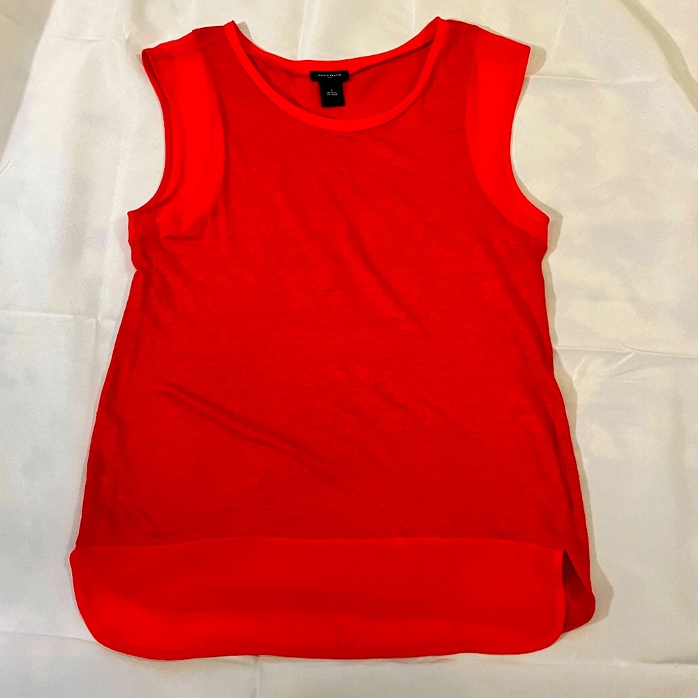 Ann Taylor dressy tank top, Size Small